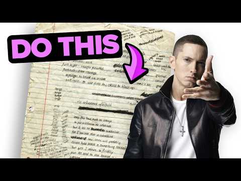 Eminem's Extraordinary Method for Writing World Class Lyrics
