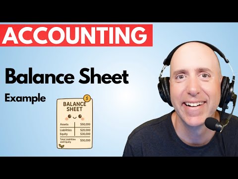 FA6 – Balance Sheet Example Problem - Step-by-Step Accounting Tutorial