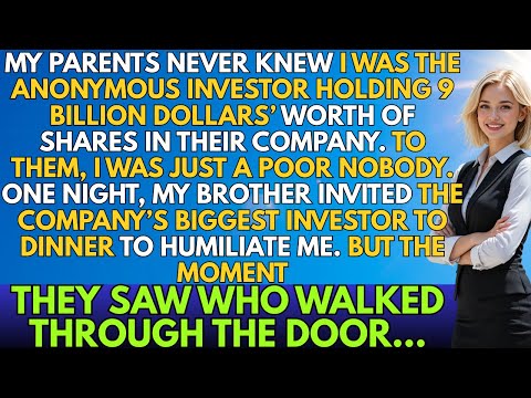 My parents never knew I was the anonymous investor holding $9B in their firm—until the door opened..