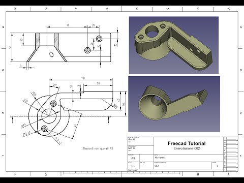 Esercitazione Freecad 0.20 - 002