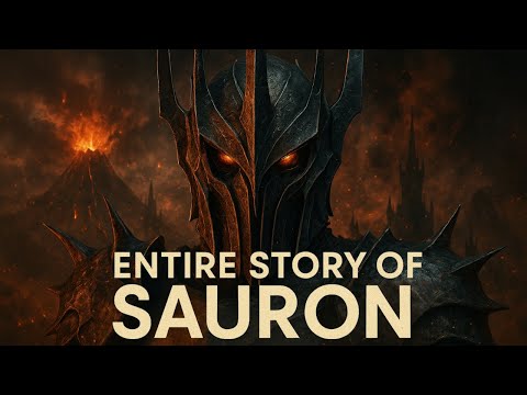 The ENTIRE Story of Sauron the Dark Lord to Fall Asleep To | Lord of the Rings Lore