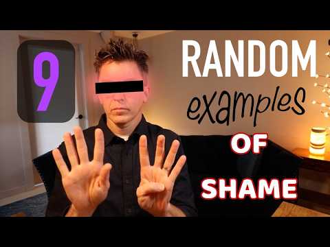 9 Random Examples of Shame from PTSD & CPTSD