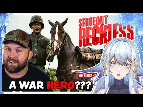 THIS HORSE MIGHT OUTRANK YOU AS A MARINE | The Fat Electrician Sergeant Reckless | VTuber Reacts