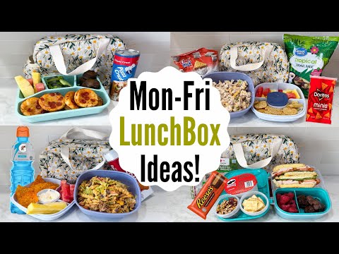 5 Easy & Cheap Lunch Ideas | Quick, FUN & Healthy Lunchbox Meals for School, Work & Home