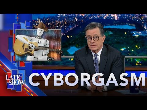 Stephen Colbert's Cyborgasm: A.I. Matthew McConaughey | "Walk My Walk" | Russian Robot Fail