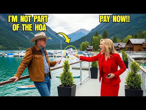 HOA Karen Loses It When I Buy Lake Outside HOA   Demands $130K Back Dues I Never Agreed To!