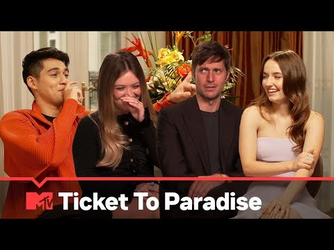 Ticket To Paradise Stars Talk Condoms And Iconic Rom Coms | MTV Movies