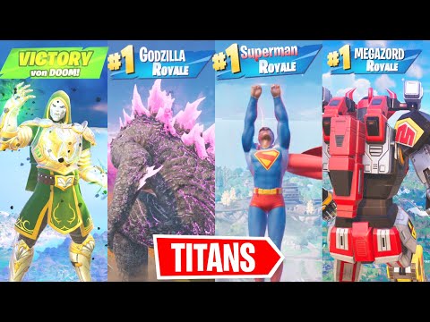 I Won As Every Titan BOSS In Fortnite
