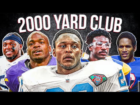 The Only 8 Players To Ever Rush For 2,000+ Yards In A Season