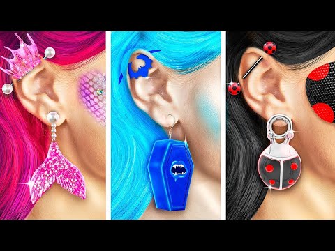 One-Color Transformation Challenge! Vampire VS Ladybug VS Mermaid!