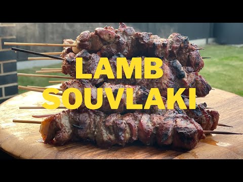 HOW TO MAKE LAMB SOUVLAKI ON SKEWERS | @therealgreekchef