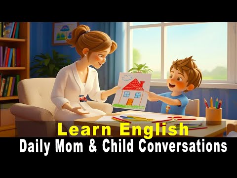 Learn English for Kids 👶 | Daily Mom & Child Conversations | Easy English Listening