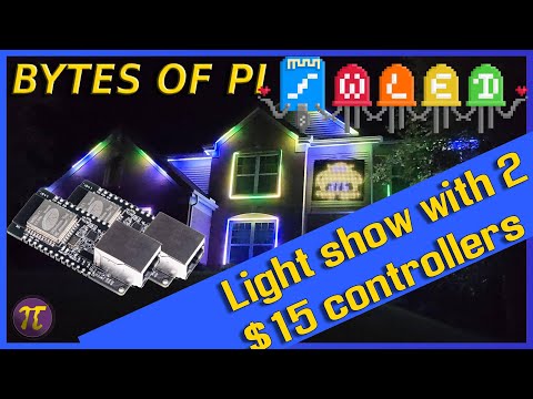 Light Show Behind the Scenes - 2 cheap controllers and WLED