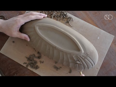 판작업으로 만드는 도자기 접시  : Making a ceramic plate [ONDO STUDIO]