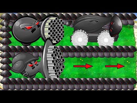 Doom Gatling Pea X Doom Peashooter X Doom Cannon Shroom vs Dr.Zomboss - Plants vs Zombies Hack