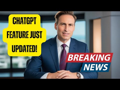 Breaking News - New ChatGPT Upgrade to Customize Your ChatGPT! (3 minute video)