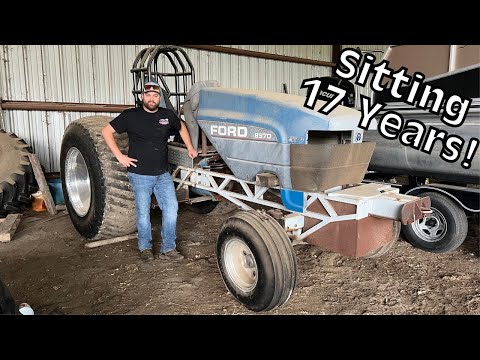 Saving an Abandoned Pulling Tractor, BARN FIND!