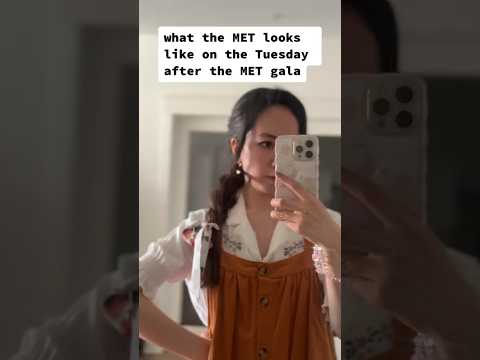 Early preview of MET's Sleeping Beauties exhibit #metgala #fashionexhibition #shorts