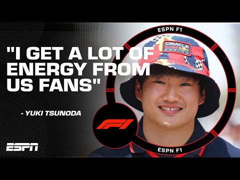 Red Bull driver Yuki Tsunoda discusses his popularity in the U.S. | ESPN F1