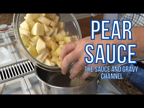 Pear Sauce | How to Make Pear Sauce | Homemade Pear Sauce | Fruit Sauce | Fruit Side Dish