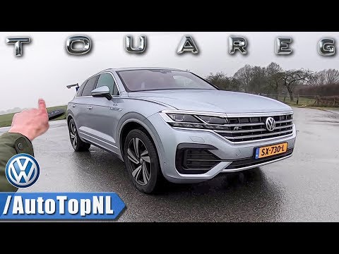 2019 VW Touareg R LINE REVIEW POV Test Drive on AUTOBAHN & ROAD by AutoTopNL
