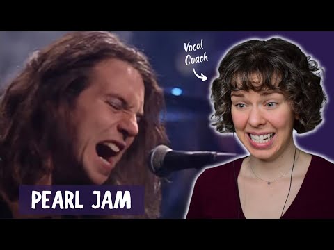 First time reaction to Pearl Jam! Vocal coach analyzes their MTV Unplugged performance of "Black"