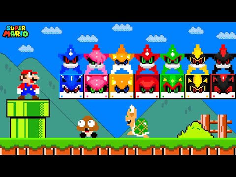 Super Mario Bros. But There's More Custom Superstar All Metal Sonic Characters