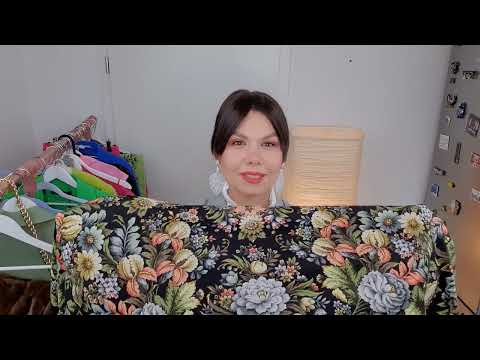 ПАВЛОВОПОСАДСКИЕ ПЛАТКИ: Видеообзор шали Диво Дивное, Сиреневый Туман. Павловопосадские шали.