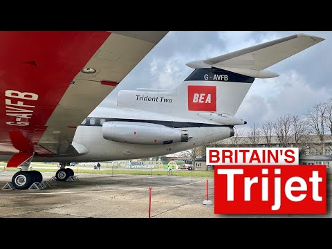 Hawker Siddeley Trident guided tour.