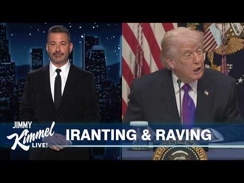 Trump’s Mixed Messages About War in Iran, He Gets a Vigorous Stroking by Tech CEOs & His Gross Rash