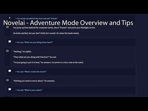 NovelAI - Adventure Mode Overview and Tips