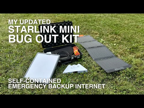 Starlink Mini Bug Out Kit | Self-Contained Emergency Backup Internet