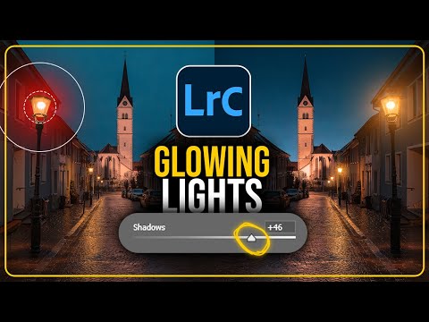 Make STREET LIGHTS GLOW with THIS LIGHTROOM TRICK!