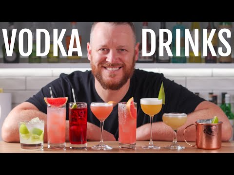 10 vodka cocktails with only 1 bottle!