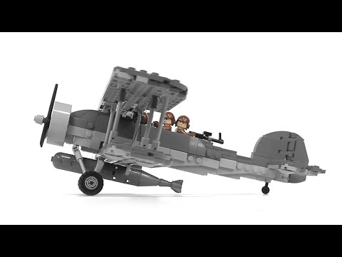 Building a Swordfish Plane - From The Bismarck Stop motion