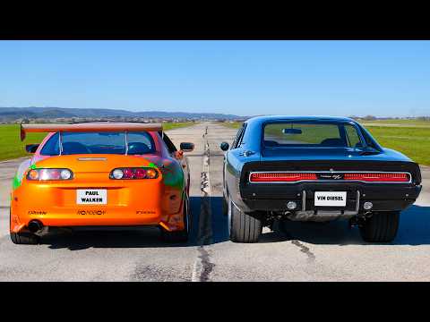 Fast & Furious Toyota Supra v Dodge Charger: DRAG RACE