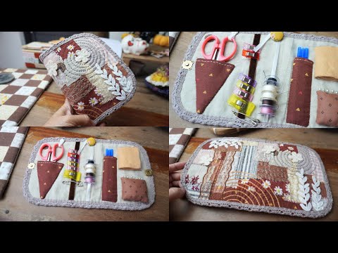 Slow Sewing | Handmade Sewing Tool Organizer from Fabric Scraps