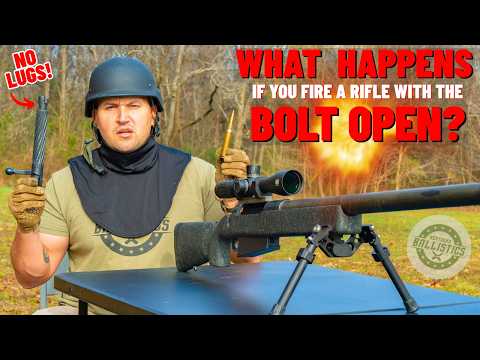 What Happens If A Rifle Fires With The Bolt OPEN ???