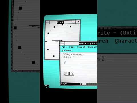 Windows 1.0 didn't technically have Windows??