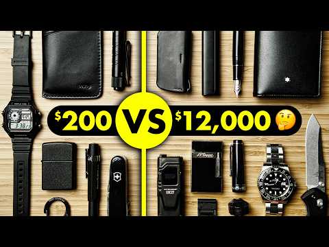 $200 vs $12,000 All-Black Everyday Carry Kit