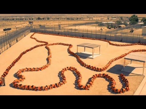 十大禁片，重口極限！整個監獄的犯人，都被做成了超長“人體蜈蚣”，還有了“人體毛毛蟲”的創意！下飯請三思