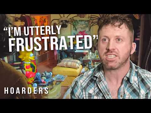 Severe Hoarder Angry at Cleaners | Hoarders