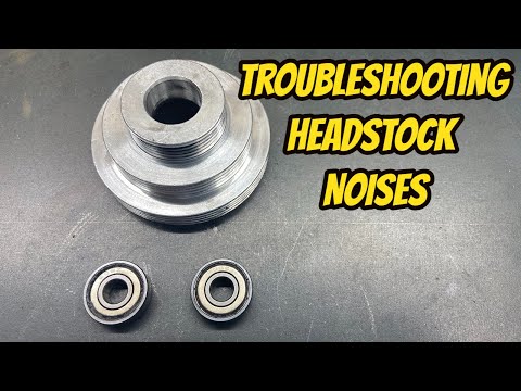Troubleshooting Headstock Noises on the Vevor MX 400 Mini Lathe  Replacing Idle Pulley Bearings 608Z