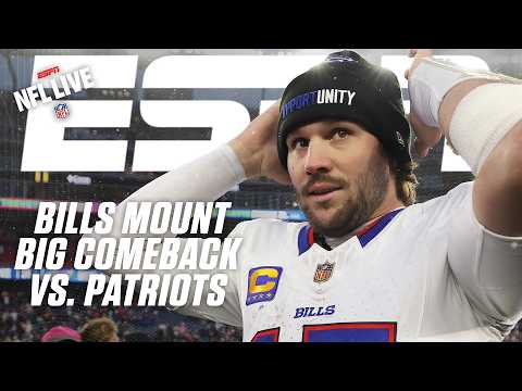 FULL REACTION 🏈 Bills' comeback vs. Patriots + Philip Rivers' first game since 2021 | NFL Live
