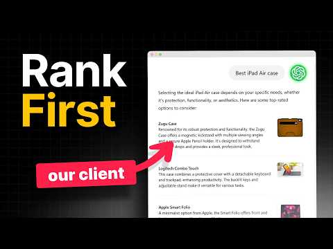 How To Rank in ChatGPT (with REAL Examples!)