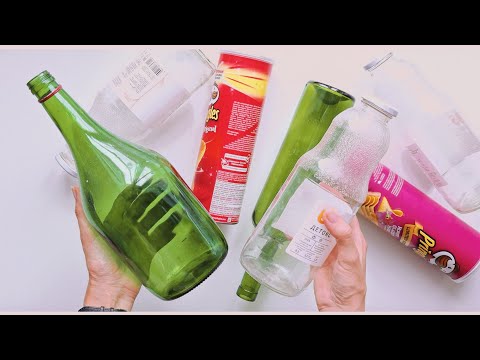 КАК ЗА 5 МИНУТ ИЗ СТАРЫХ БАНОК И БУТЫЛОК СДЕЛАТЬ УДОБНУЮ СИСТЕМУ ХРАНЕНИЯ🔥