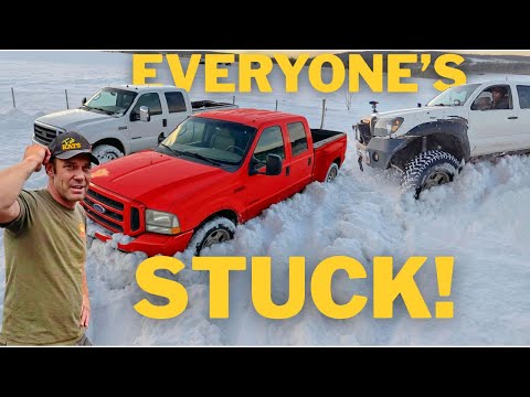 Everyone's STUCK After Snow Storm, Including The Recovery Team....
