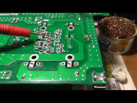 Ремонт после ремонта. Ресанта 220А. Сгорают транзисторы. Видеоотчёт клиенту.