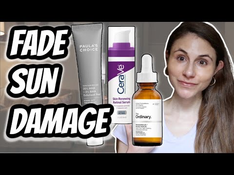7 ways to FADE SUN DAMAGE on the face & body| Dr Dray