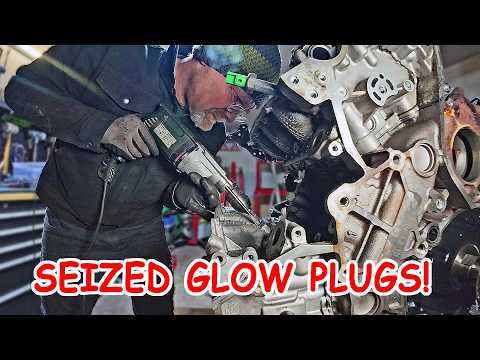 Seriously Seized Glow Plug Removal !